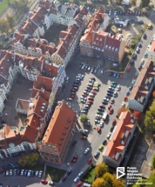 Okolice Rynku Siennego, zdjęcie lotnicze, Szczecin '08