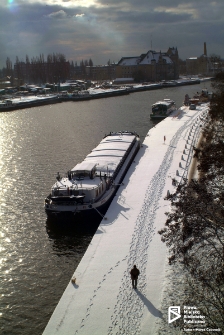 Bulwary zimą, Szczecin '09