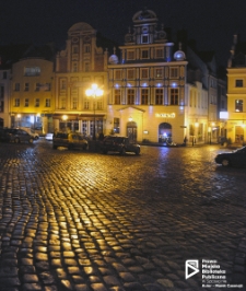 Rynek Sienny w Szczecinie nocą '09
