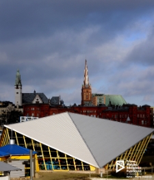 Widok z wyspy Przymoście, Szczecin '09