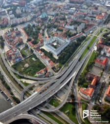 Trasa Zamkowa: ślimacznice nad brzegiem rzeki Odry, zdjęcie lotnicze, Szczecin '11