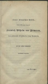 Geschichte von Rügen und Pommern. T. 1, Von den ältesten Zeiten bis aufden Untergang des Heidenthums