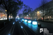 Aleja Kwiatowa po zmroku, Szczecin '12