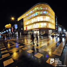 Galeria handlowa Kaskada nocą, Szczecin '12