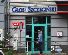 Wejście do siedziby gazety Głosu Szczecińskiego, Szczecin '14