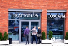 Restauracja Trattoria Toscana w biurowcu Lastadia Office, Szczecin '14