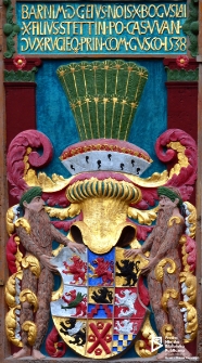 Płyta erekcyjna Barnima XI, Zamek Książąt Pomorskich, Szczecin '14