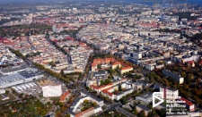 Śródmieście Szczecina, zdjęcie lotnicze '18