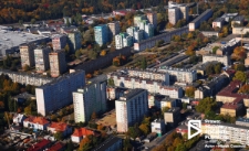 Osiedle Pomorzany okolice ul. Milczańskiej, zdjęcie lotnicze, Szczecin '20