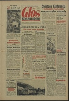 Głos Koszaliński. 1958, lipiec, nr 166