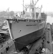 Wodowanie drobnicowca Władysław Jagiełło, Szczecin '71