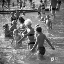 Wypoczynek na kąpielsku Głębokie, Szczecin '68