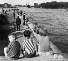 Zawody wędkarskie, bulwary Szczecin '74