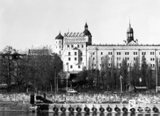 Hotel Arkona, Zamek Książąt Pomorskich, widok od strony bulwar&oacute;w, Szczecin '01?