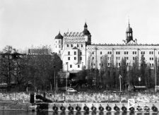 Hotel Arkona, Zamek Książąt Pomorskich, widok od strony bulwarów, Szczecin '01?