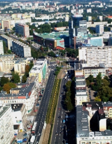 Aleja Wyzwolenia, zdjęcie lotnicze, Szczecin '05