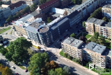 Skrzyżowanie ul. Małopolskiej i Jana Matejki, zdjęcie lotnicze, Szczecin '05