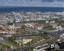 Trasa Zamkowa, panorama centrum, Szczecin '05