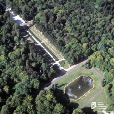 Fontanna na Cmentarzu Centralnym, zdjęcie lotnicze, Szczecin '07