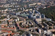Okolice pl. Rodła, zdjecie lotnicze, Szczecin '11