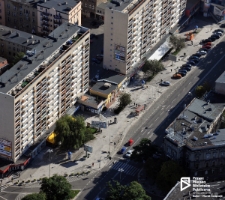 Bloki mieszkalne przy al. Wojska Polskiego, zdjęcie lotnicze, Szczecin '11