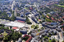 Rondo Jerzego Giedroycia, zdjęcie lotnicze, Szczecin '14