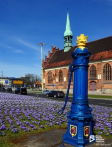 Zabytkowa pompa uliczna przy Trasie Zamkowej, Szczecin '19