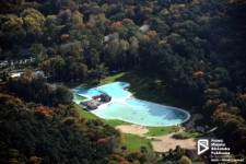 Kompleks basenowo-rekreacyjny Arkonka, zdjęcie lotnicze, Szczecin '21