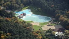 Kompleks basenowo-rekreacyjny Arkonka, zdjęcie lotnicze, Szczecin '21