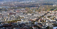Panorama Centrum, zdjęcie lotnicze, Szczecin '21