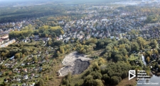 Dąbie, okolice ul. Szybowcowej, zdjęcie lotnicze, Szczecin '21