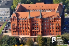 Czerwony Ratusz w Szczecinie, zdjęcie lotnicze '08