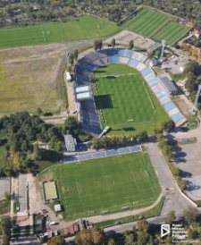 Stadion Miejski, zdjęcie lotnicze, Szczecin '11