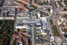 Centrum handlowe Kaskada, zdjęcie lotnicze, Szczecin '11