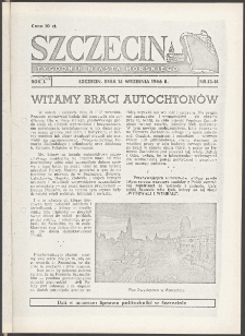 Szczecin : tygodnik miasta morskiego. R.1, 1946 nr 13-14