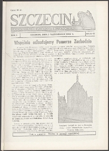Szczecin : tygodnik miasta morskiego. R.1, 1946 nr 15-16