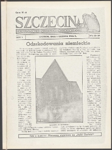 Szczecin : tygodnik miasta morskiego. R.1, 1946 nr 23-24