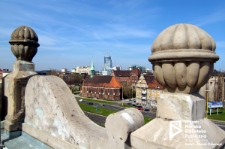 Kościół św. Piotra i Pawła widziany z dachu Zamku Książąt Pomorskich, Szczecin '08