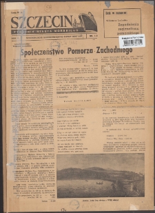 Szczecin : tygodnik miasta morskiego. T.2, 1947 nr 1-2