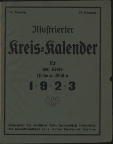 Illustrierter Kreiskalender für den Kreis Usedom-Wollin. 1923