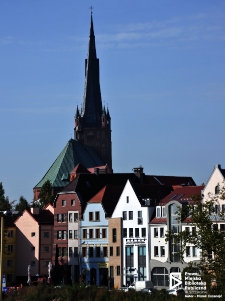 Starówka na tle Bazyliki św. Jakuba, Szczecin '12