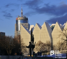 Budynki Pazim i Filharmonia, pomnik Anioł Wolności, Szczecin '13