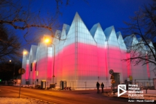 Filharmonia im. Mieczysława Karłowicza,test iluminacji, Szczecin '14