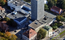 Wieżowiec Polskiego Radia i Telewizji, zdjęcie lotnicze, Szczecin '14
