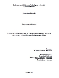 Wpływ turystyki medycznej na zmiany strukturalne w turystyce zdrowotnej województwa zachodniopomorskiego