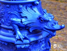 Zabytkowa pompa uliczna - detal, Szczecin '19