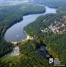 Jezioro Głębokie, zdjęcie lotnicze, Szczecin '14