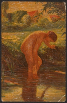 Ländliches Morgenbad