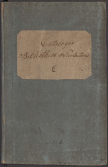 Catalogus Bibliothecae Nicolaithanae