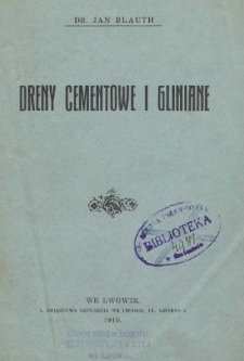 Dreny cementowe i gliniane